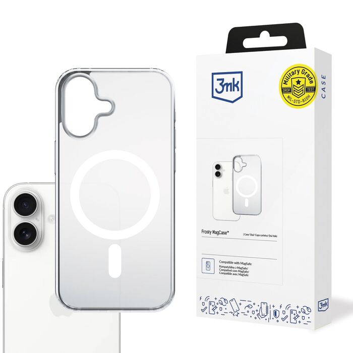 3mk Frosty Magcase White - Apple iPhone 17