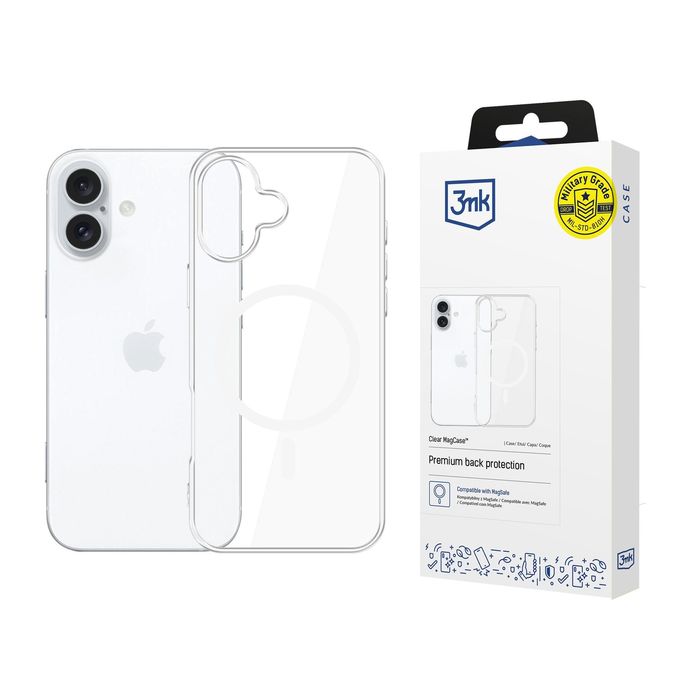3mk Clear Magcase - Apple iPhone 16