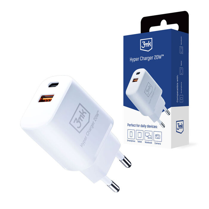 3mk Hyper Charger 20W White