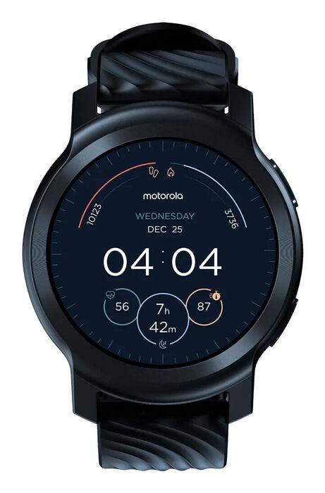 Motorola MOTO WATCH 100/BK 3,3 cm (1.3") LCD 42 mm Digital Ecrã táctil Preto GPS