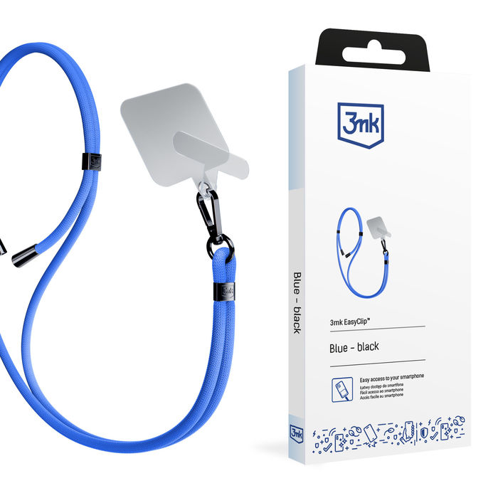 3mk Easyclip -  Blue (black)