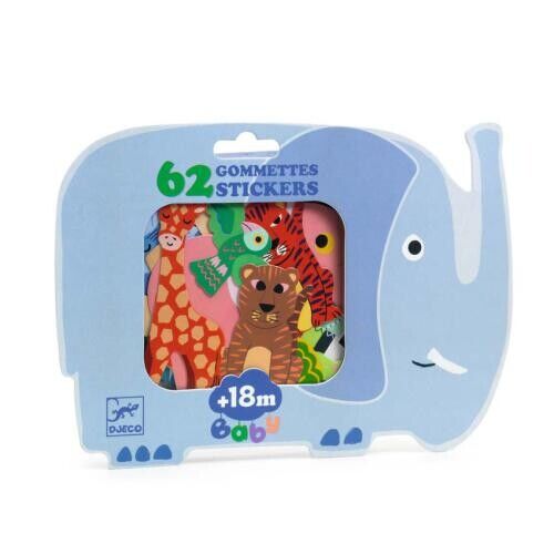 Animais da Savana - 62 Autocolantes 