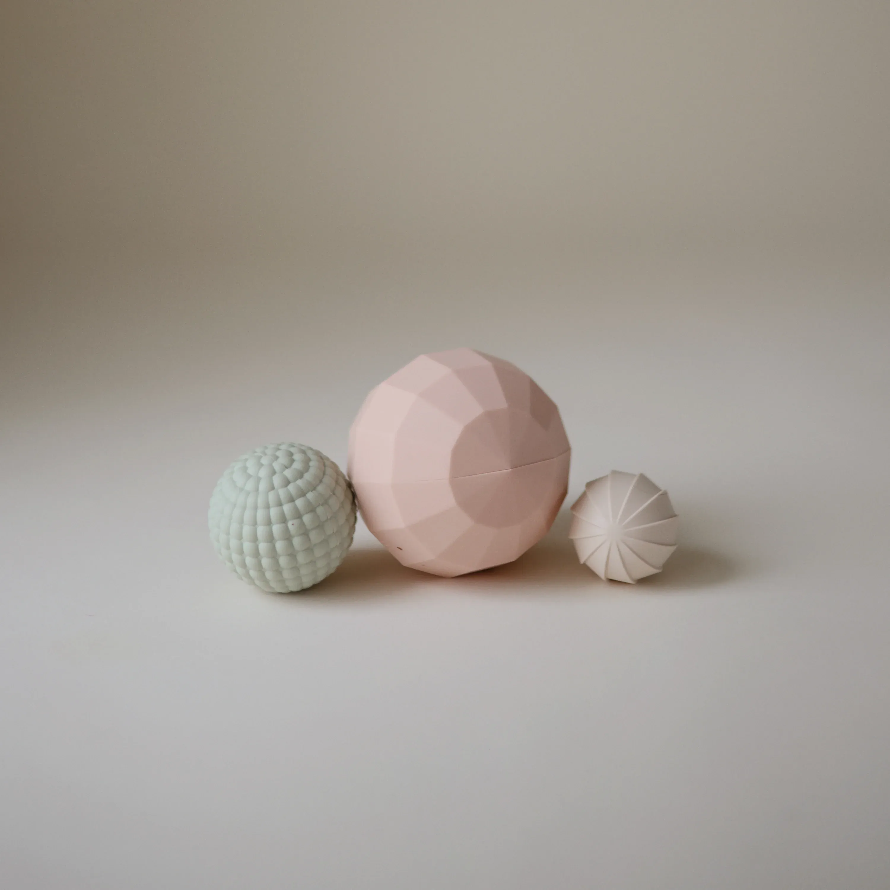 Pack de 3 esferas sensoriais rosa 