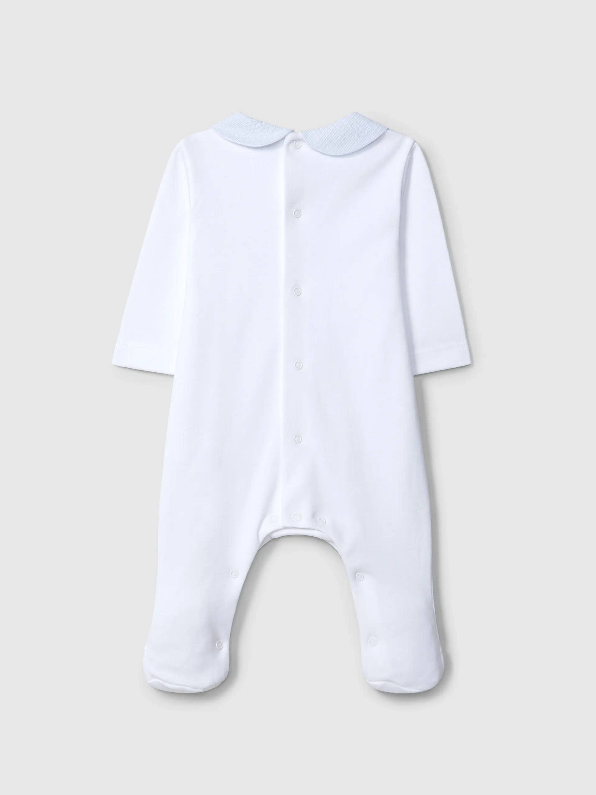 Babygrow menino c/riscas no peito 