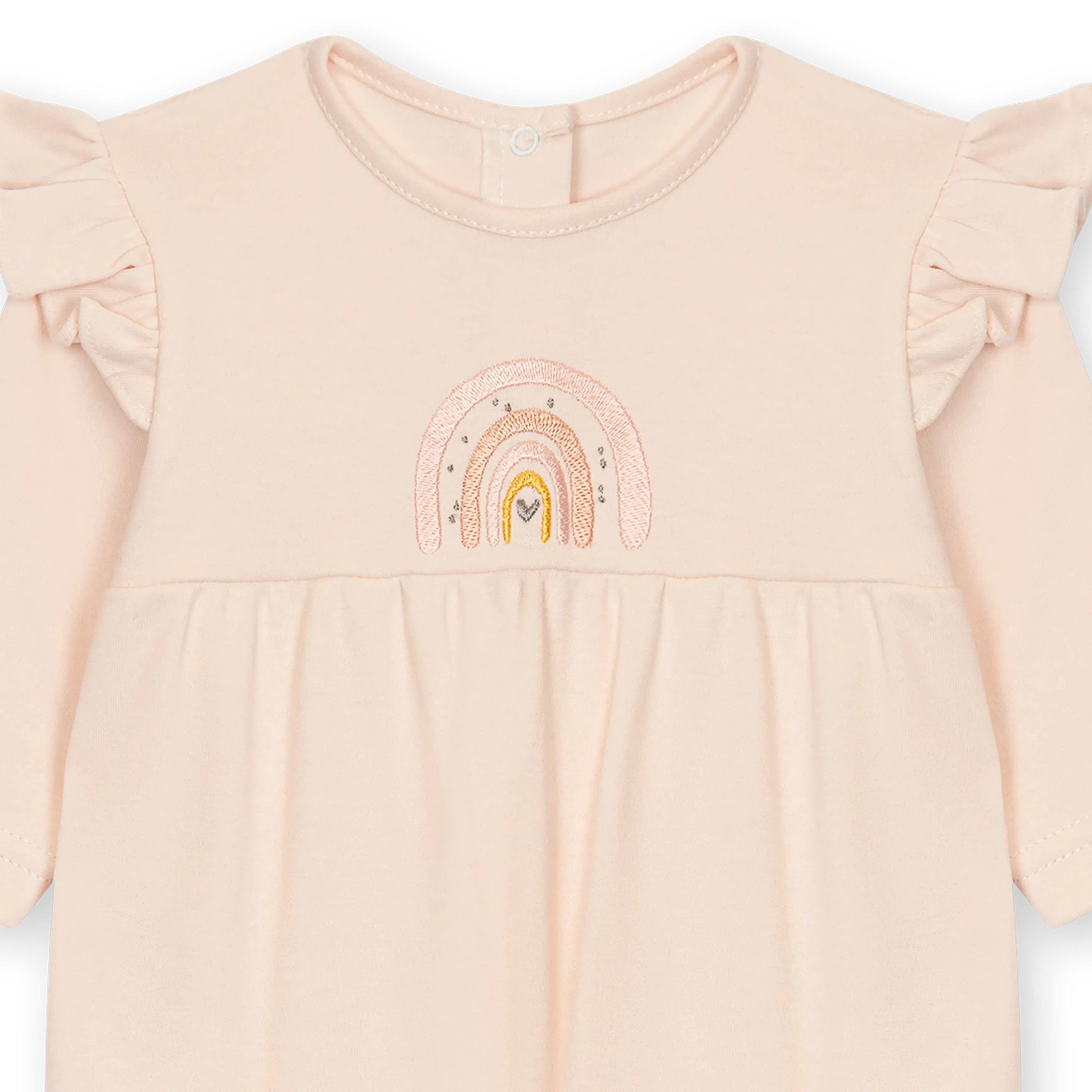 Babygrow Rainbow - Peach Pink 