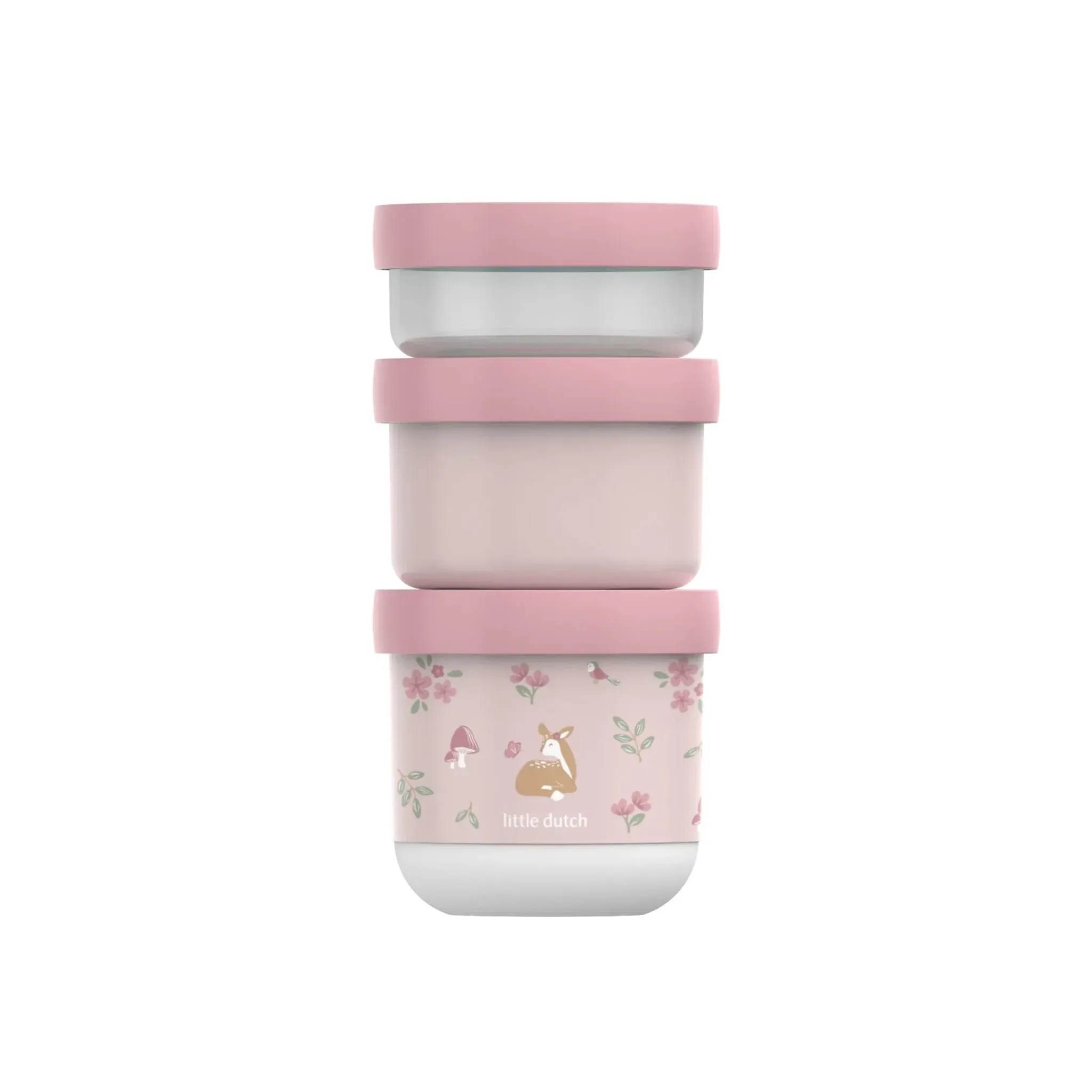 Snackbox Empilhável Mepal Mio 3pçs | Fairy Garden 