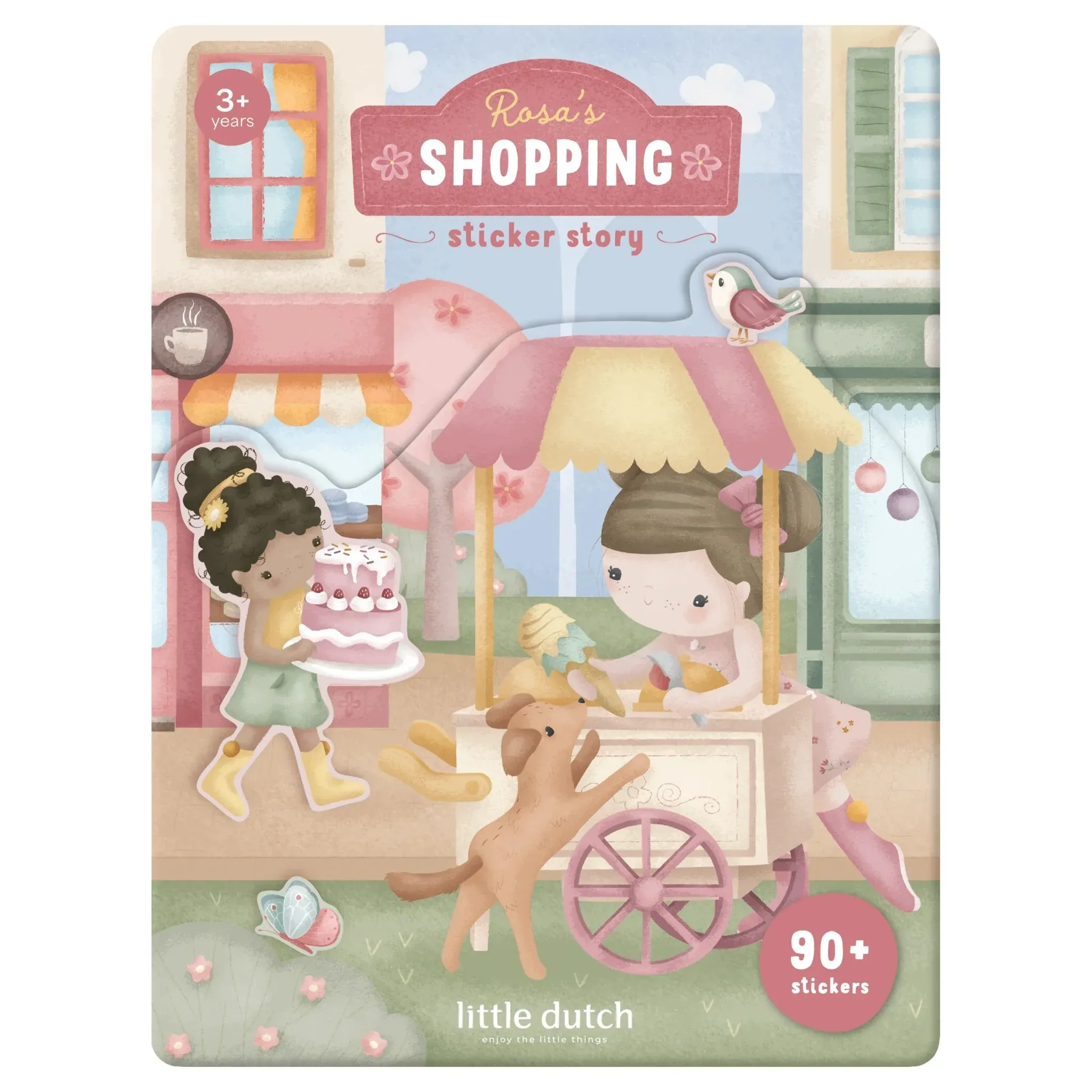 Livro de Autocolantes - Rosa & Friends Shopping 