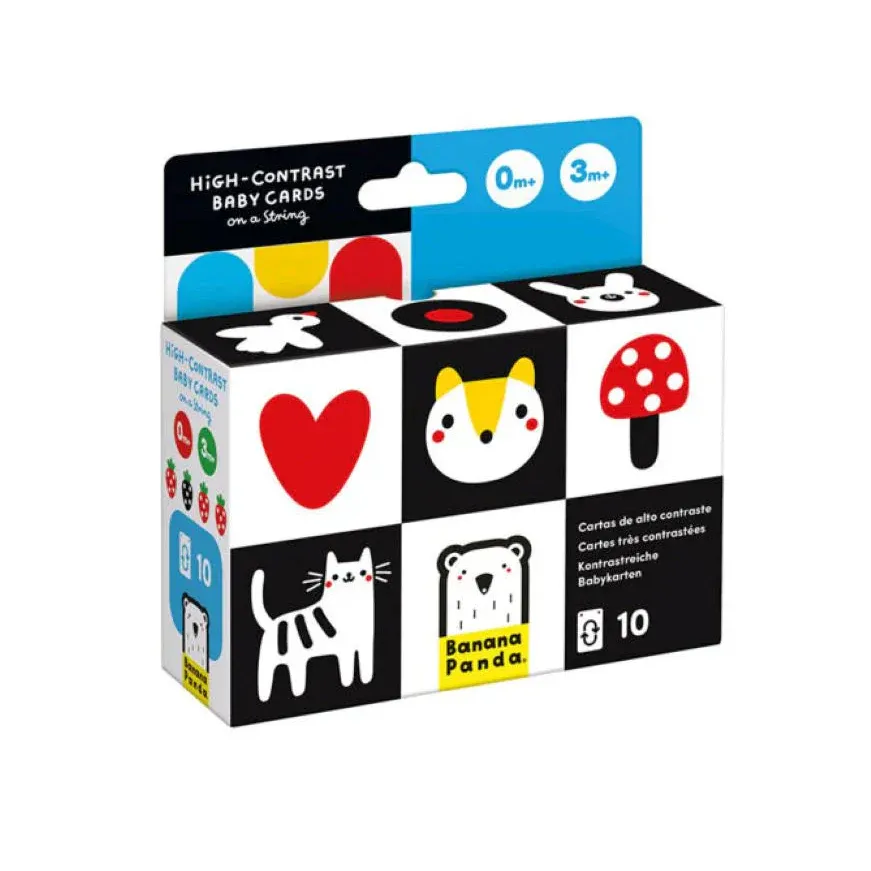 High Contrast - Baby Cards in a String 0m+ 3m+