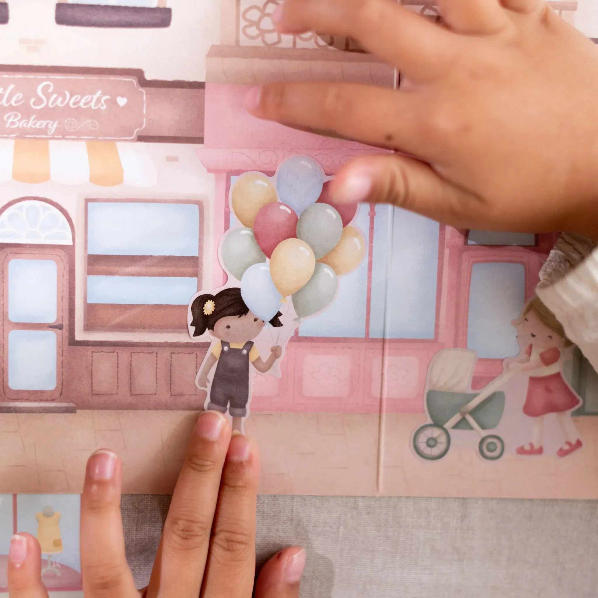 Livro de Autocolantes - Rosa & Friends Shopping 