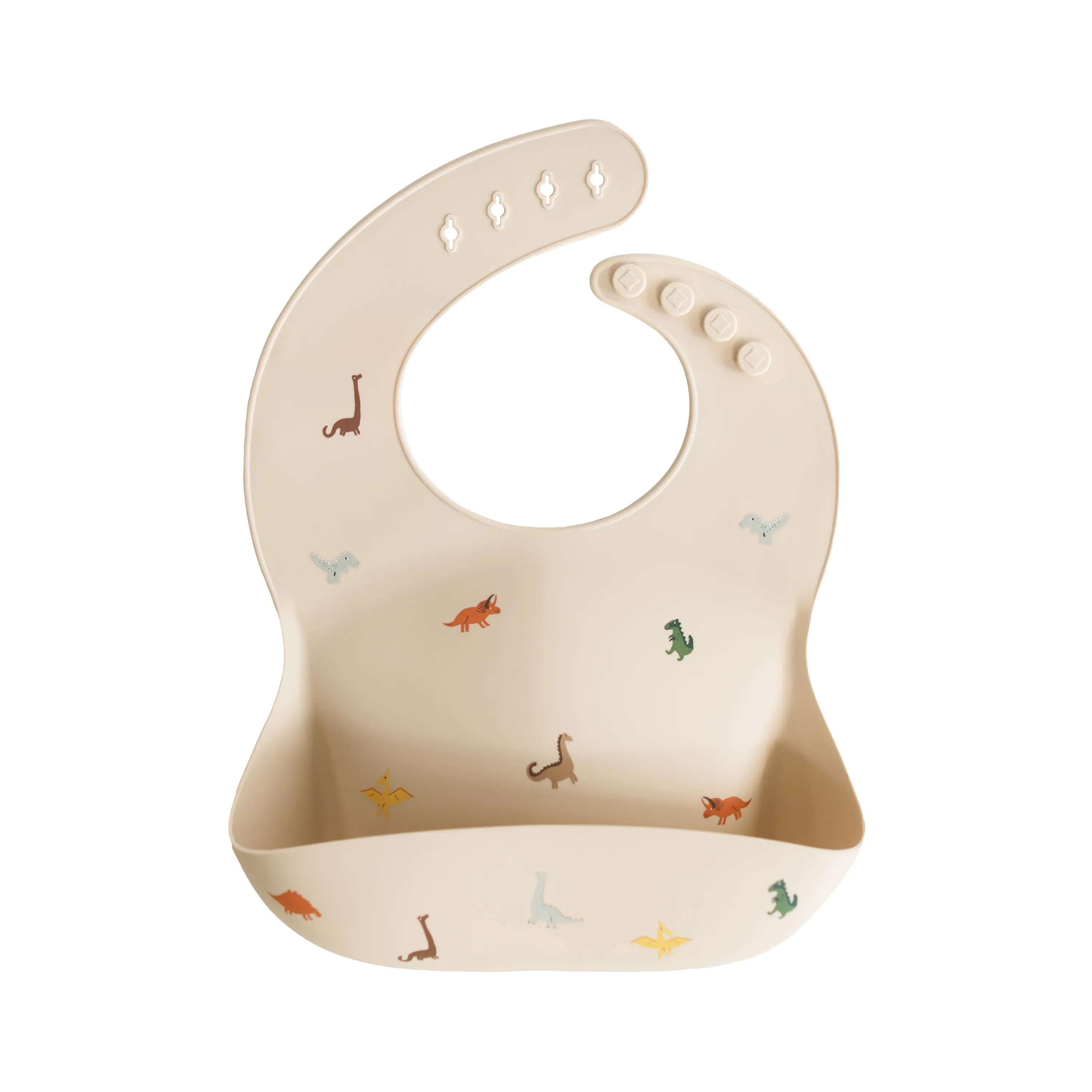 Babete de Silicone - Dinossauros 