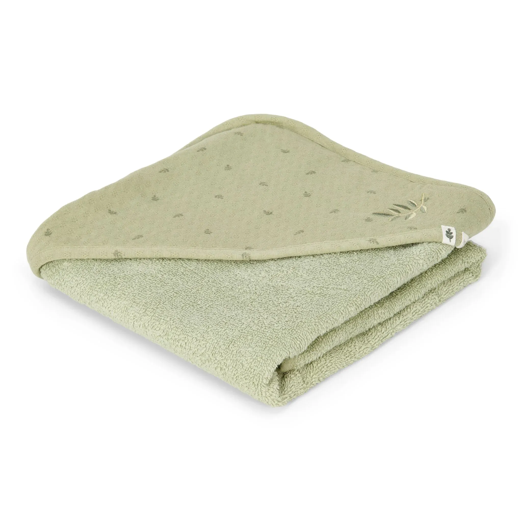 Toalha com capuz - Pure Sage - 75x75