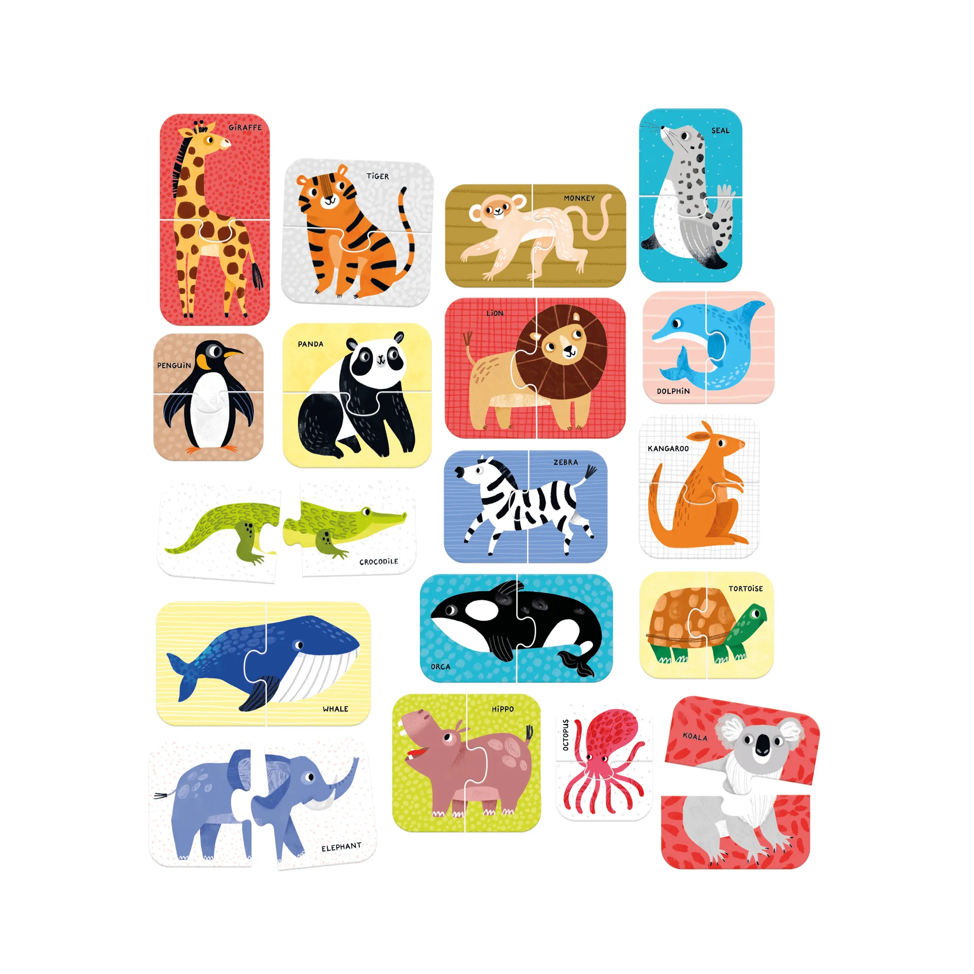 Puzzle Pairs - Wild Animals
