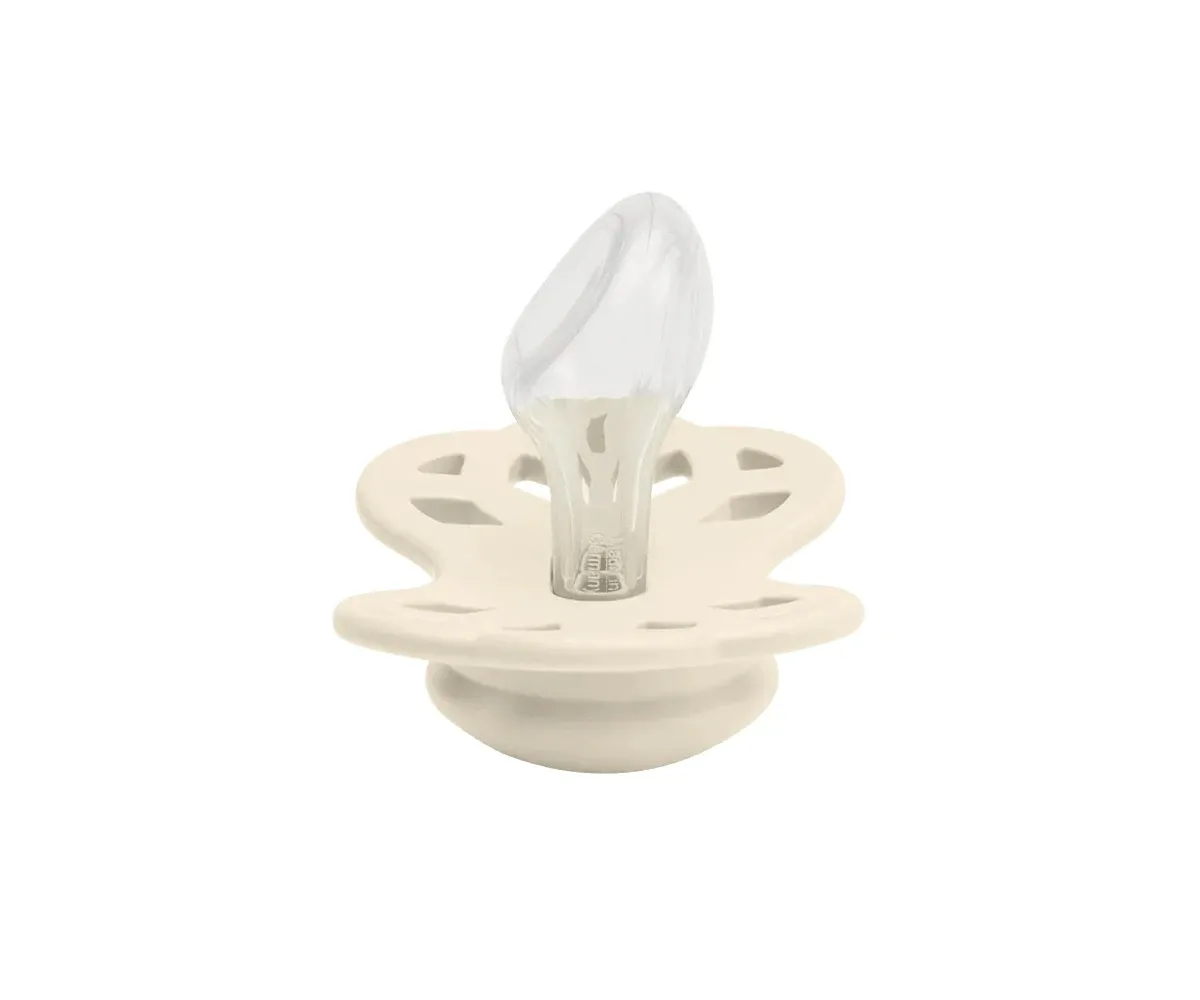2 chupetas anatômicas Infinity Ivory/Blossom