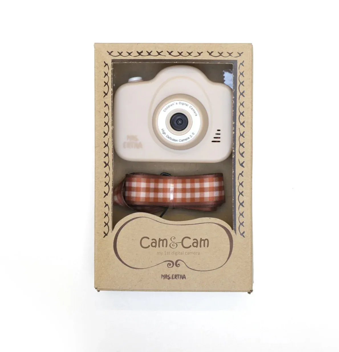 Câmera Ivory Vintage Squares