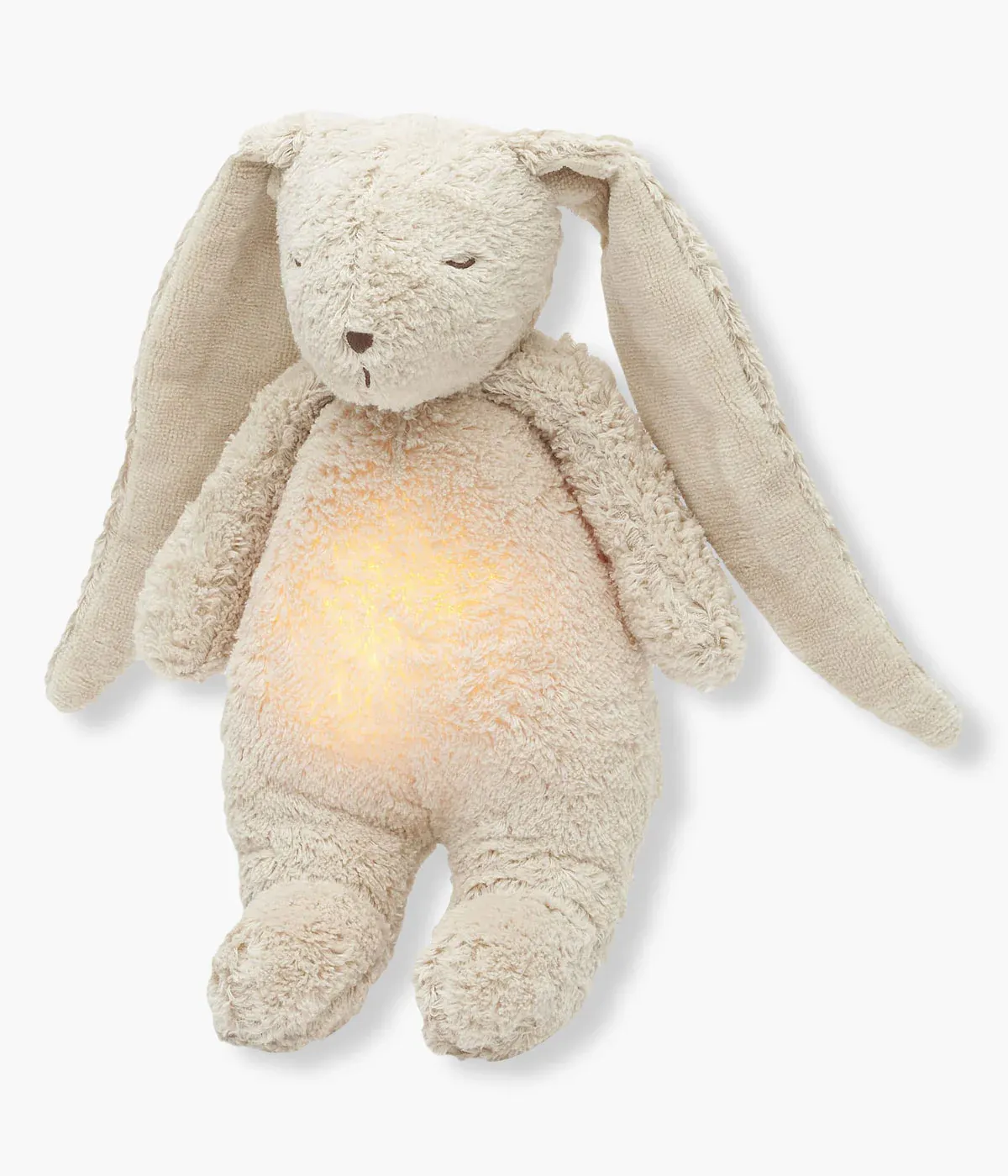 Peluche Coelho Luz-Som Orgânico - Sand 