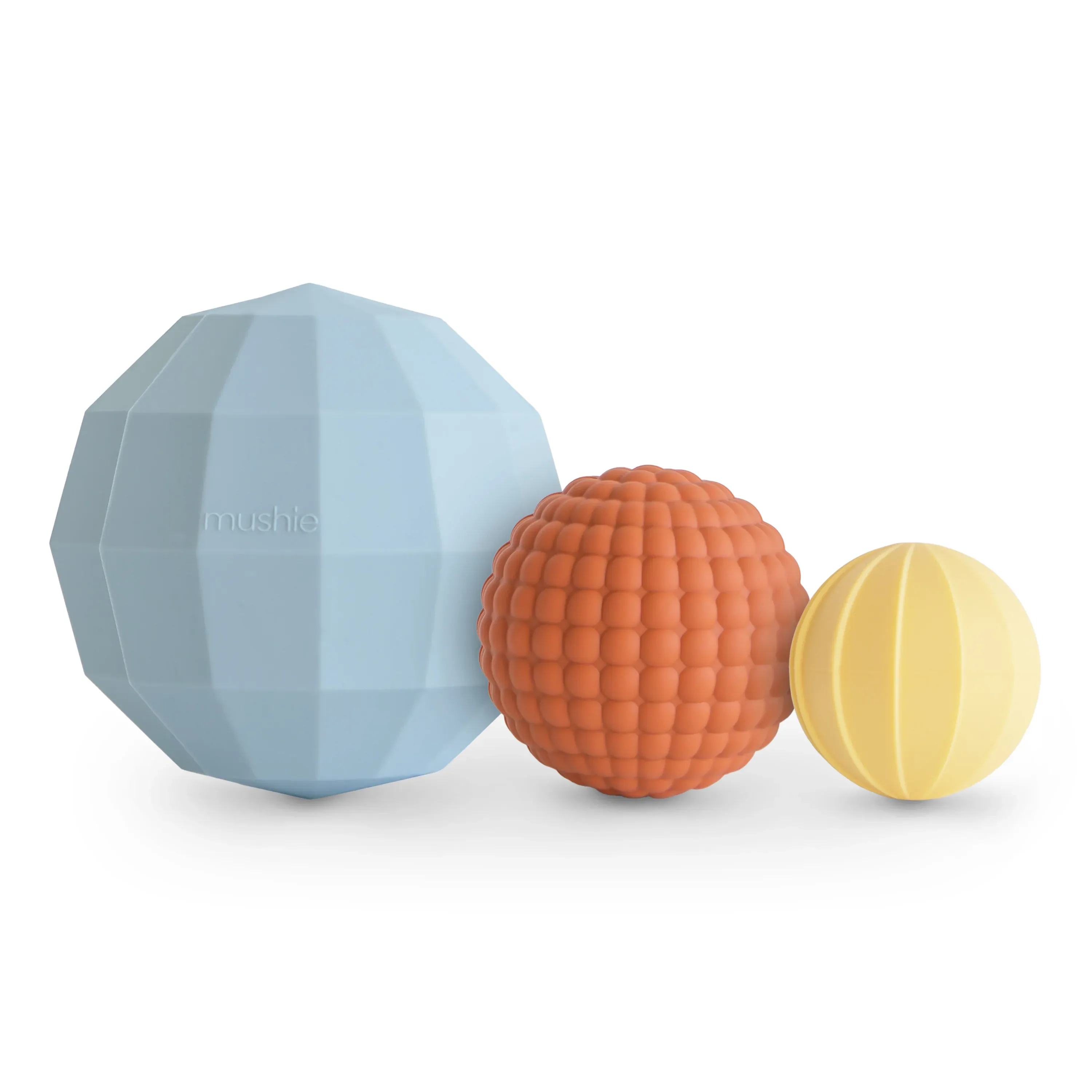 Pack de 3 esferas sensoriais azuis 