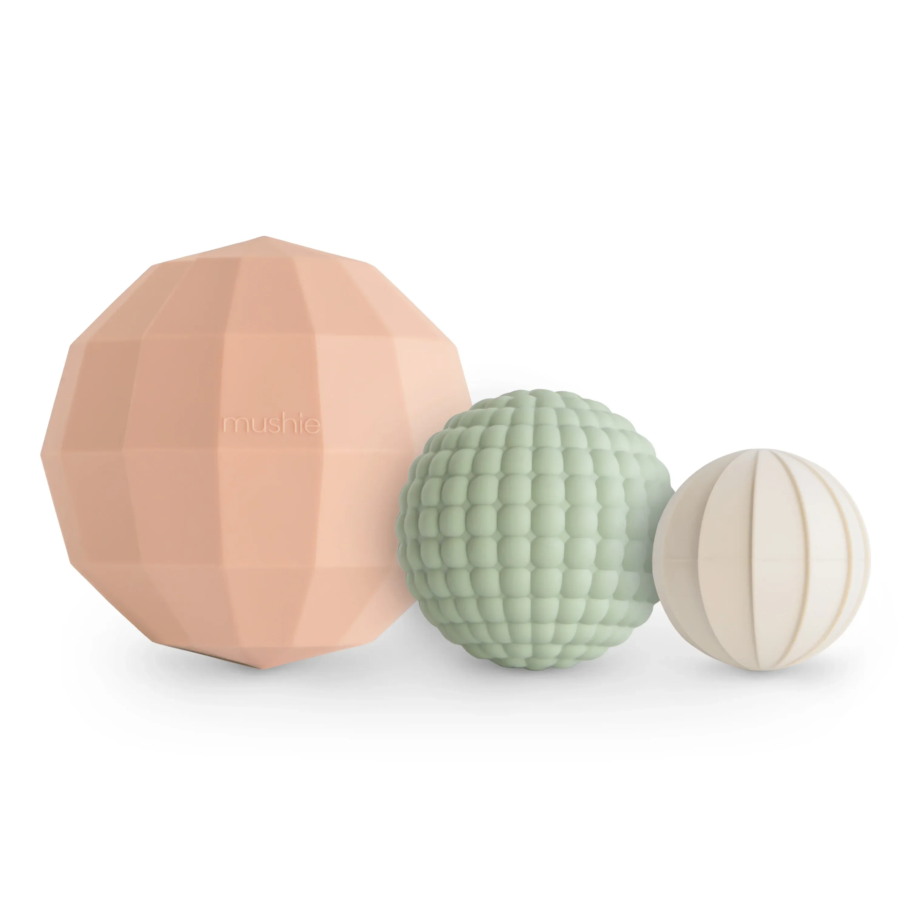 Pack de 3 esferas sensoriais rosa 