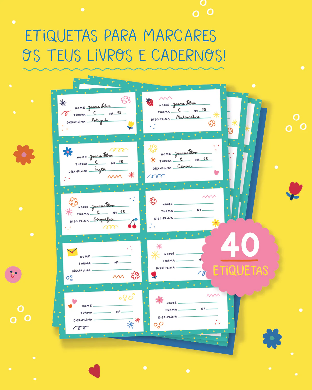 Etiquetas Escolares