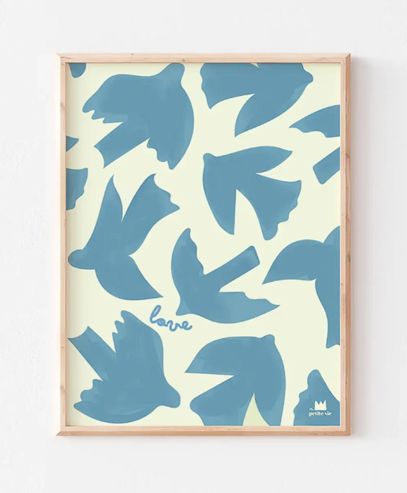 Ilustração Blue Birds