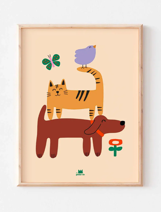 Ilustração Cão e Gato