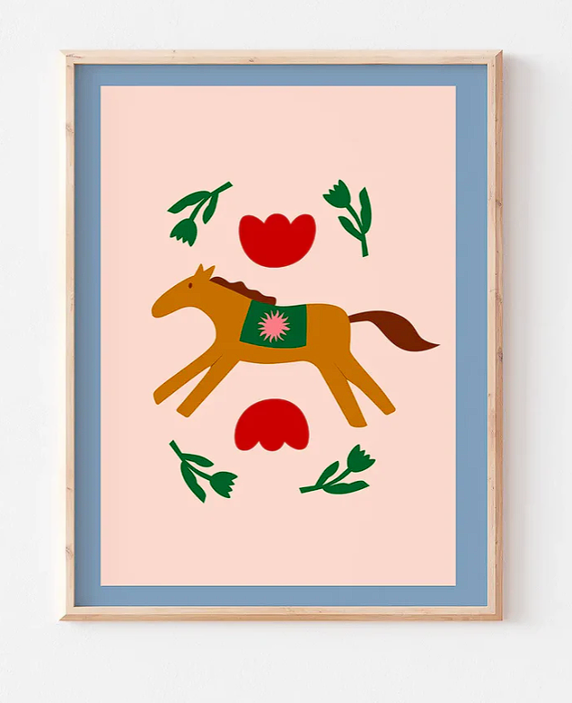 Ilustração Cavalo Nómada