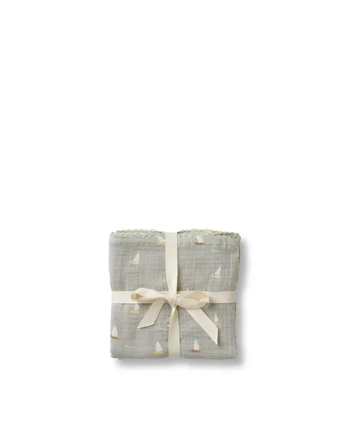 Pack de 3 Musselinas, Sailboats