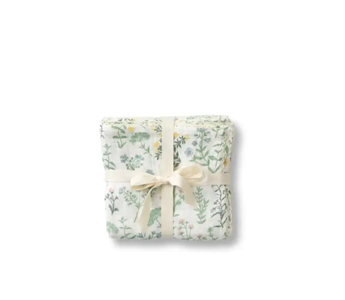3 Swaddles, Summer Flowers