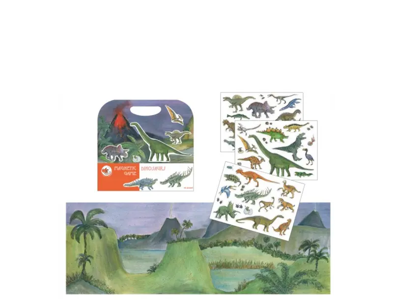 Livro Magnético Dinossauros