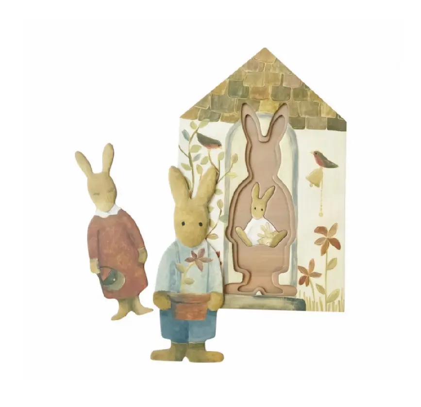Puzzle por Camadas Coelho
