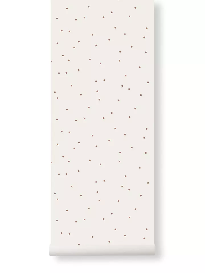 Papel de Parede Dot, Off-White