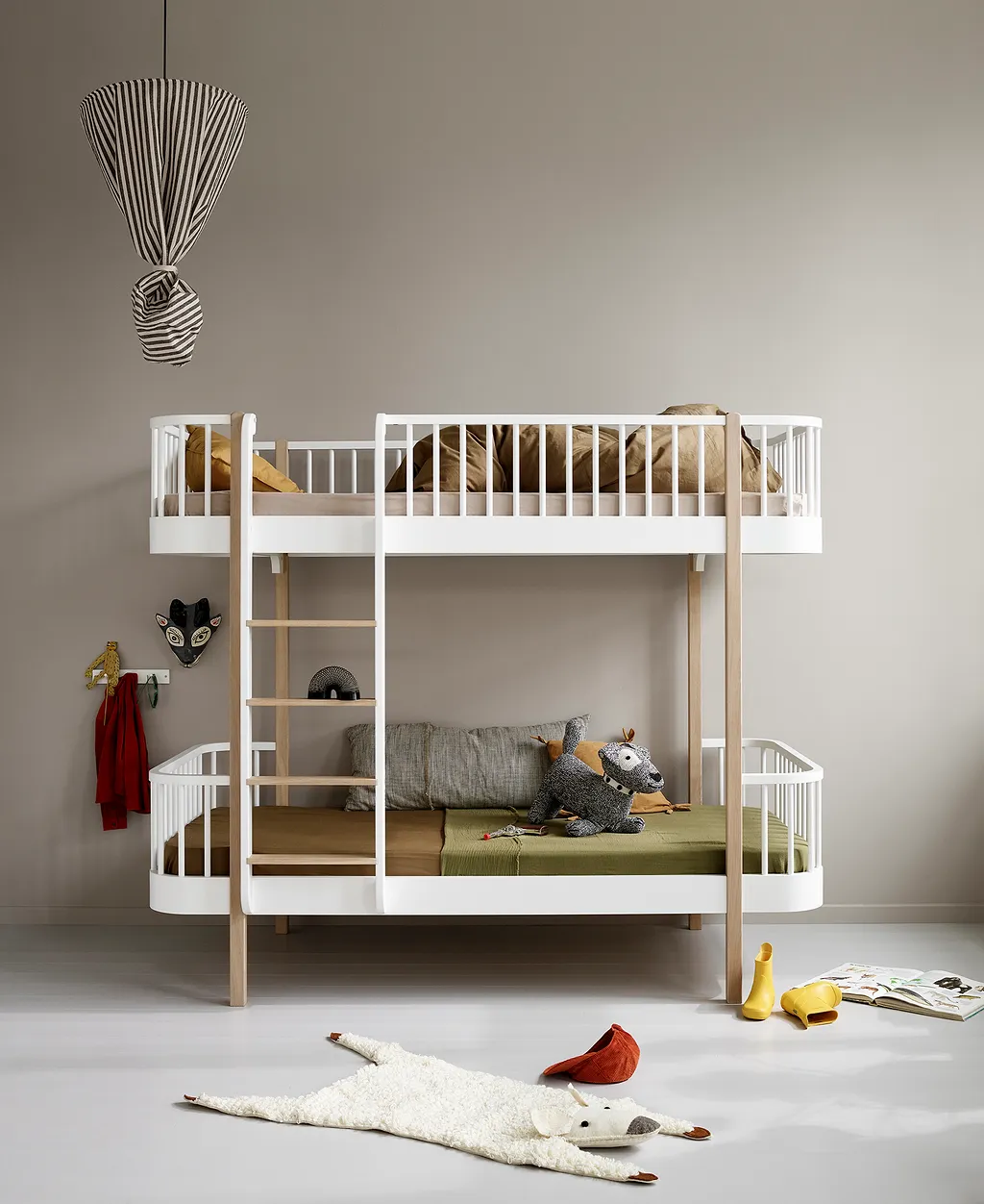 Beliche Wood Original 90x200cm, White/Oak