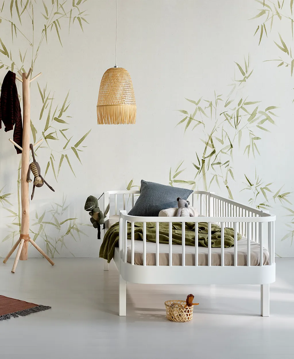 Cama Wood Original Day Bed 90x200cm, White/Oak 