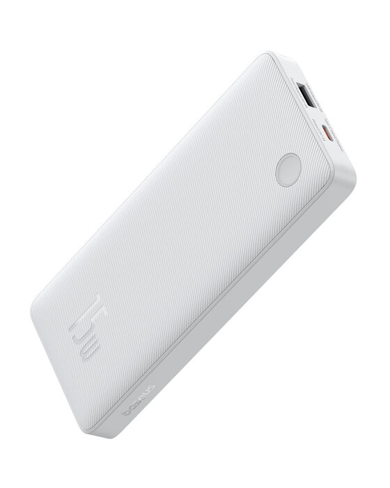 Powerbank Air Lite 10000Mah 15W Branca + Cabo Usb-C 30Cm