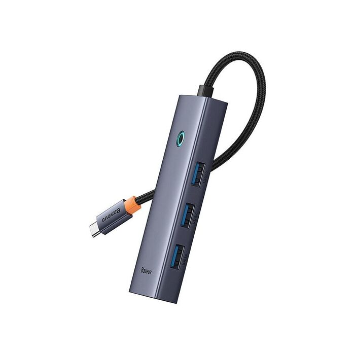 Baseus Ultrajoy Series 4-Port Hub Space Cinza Type-C To Usb3.0