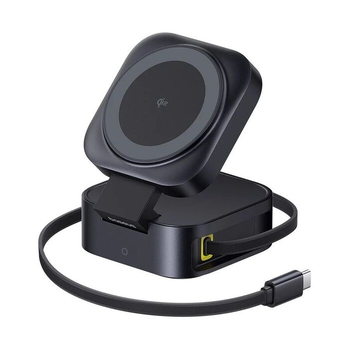 Carregador Baseus magnético Picoto Series 2 em 1 , Qi2 67W