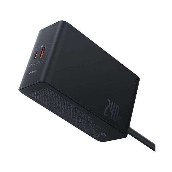 Carregador Baseus Gan Intelligent Desktop Fast Charger 3C+U+DC 240W