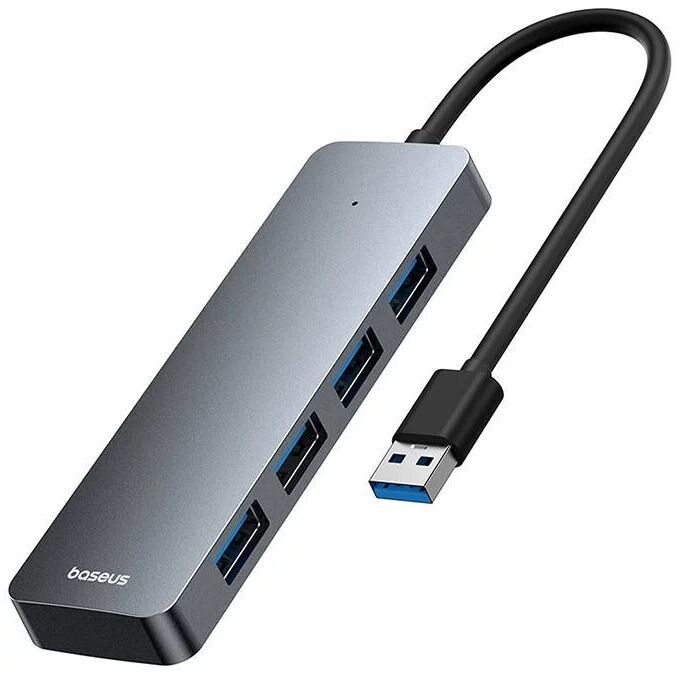 Hub Usb Baseus Ultrajoy Series 4-Port Hub Lite - Space Grey Usb-A To Usb 3.0