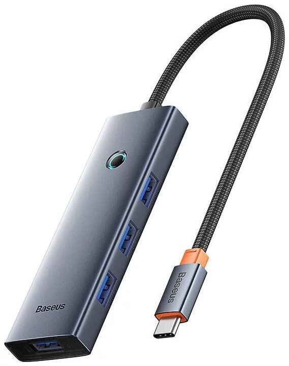 Hub Usb Baseus Ultrajoy Series 4-Port Hub Space Grey Usb-C To Usb 3.0 / 4 Usb-C