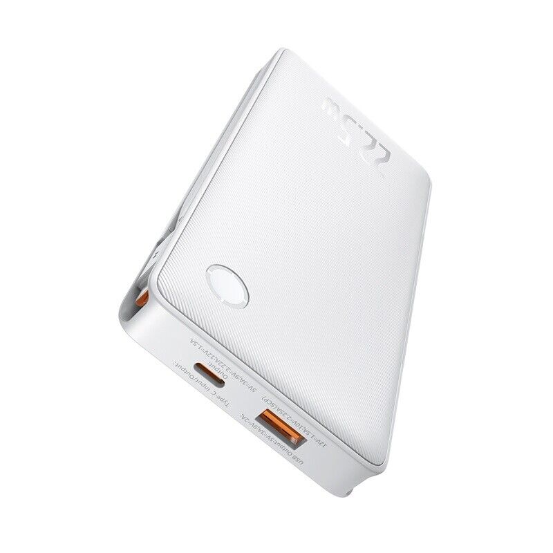 Airpow Lite Power Bank 10000mAh 22.5W Dual-Cable - Branca