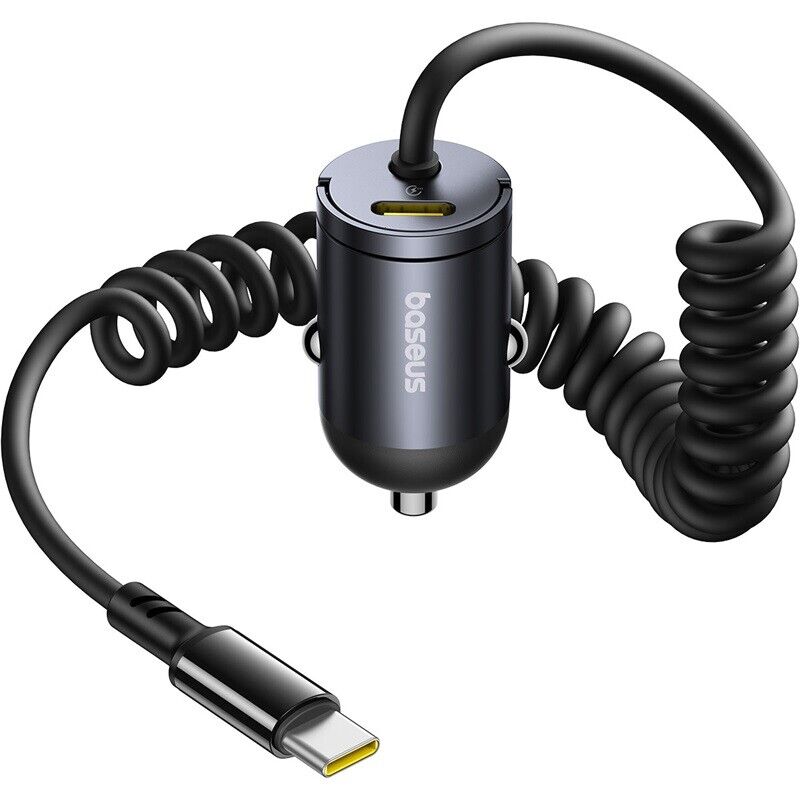 CARREGADOR ISQUEIRO BASEUS TINY STAR MINI CAR CHARGER 30W COSMIC BLACK