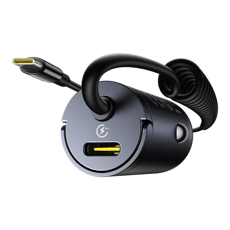 CARREGADOR ISQUEIRO BASEUS TINY STAR MINI CAR CHARGER 30W COSMIC BLACK