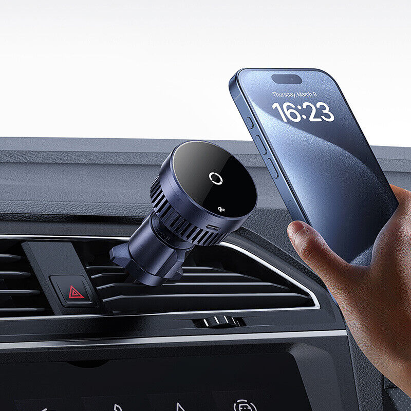 Suporte Baseus Magpro Series Magnetic Wireless Charging Car Mount Air Vent Version 15W Qi2.0 Cosmic