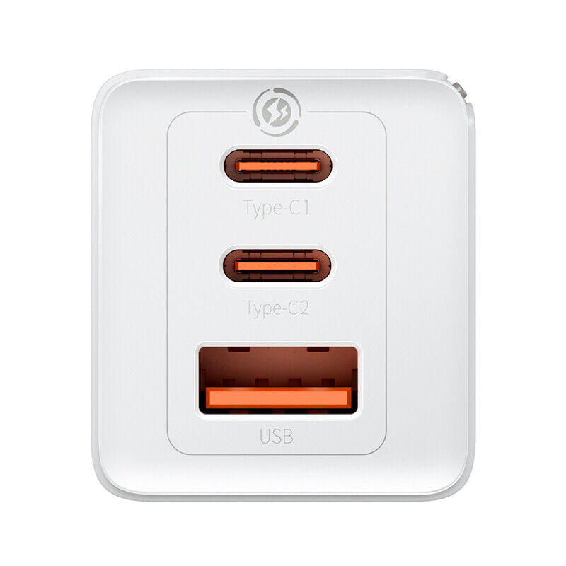 Carregador Gan5 Pro Fast Charger 2C+U 65W Eu White