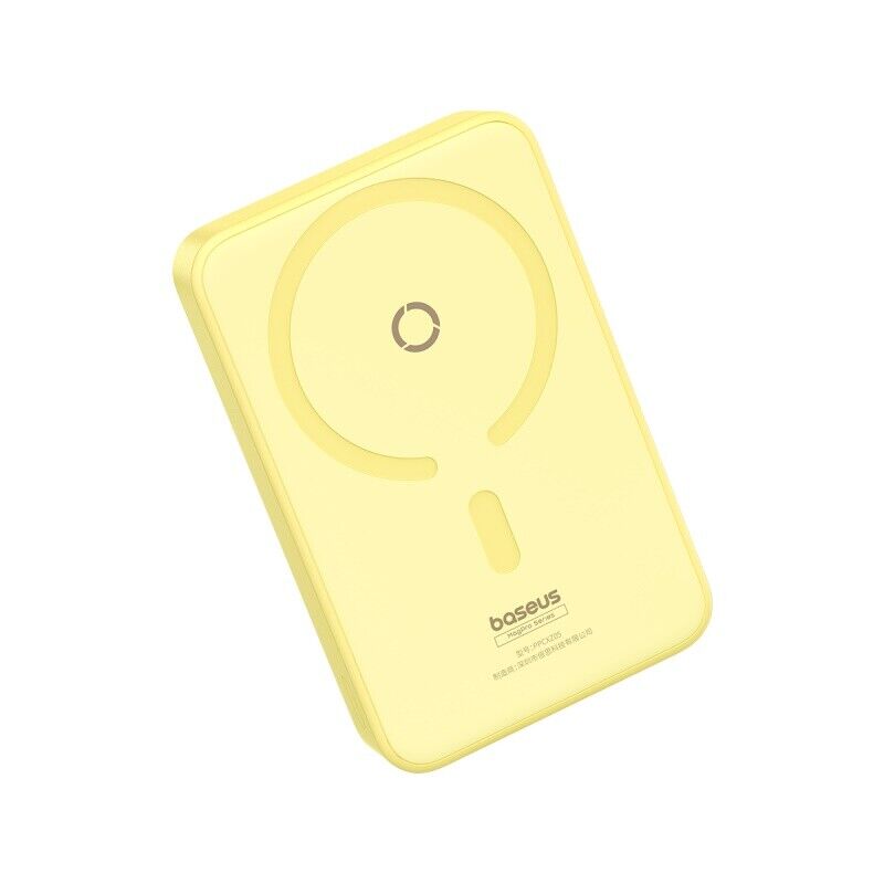 MagPro Magnetic Bracket Wireless Fast-Charging Power Bank 5000mAh 20W Lemon Yellow