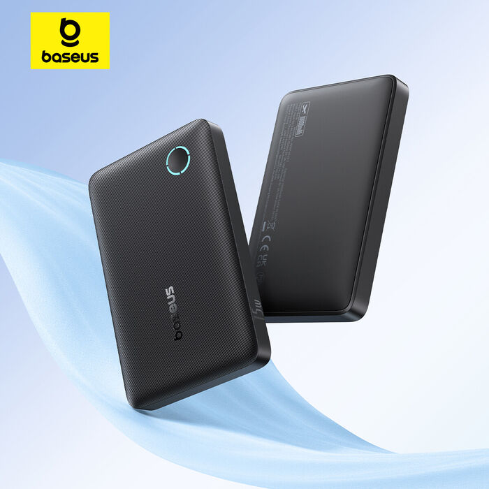 Powerbank Baseus Enerfill FP11 10000mAh 15W Cosmic Black (Inclui Cabo Simple Type-C to Type-C 20V)