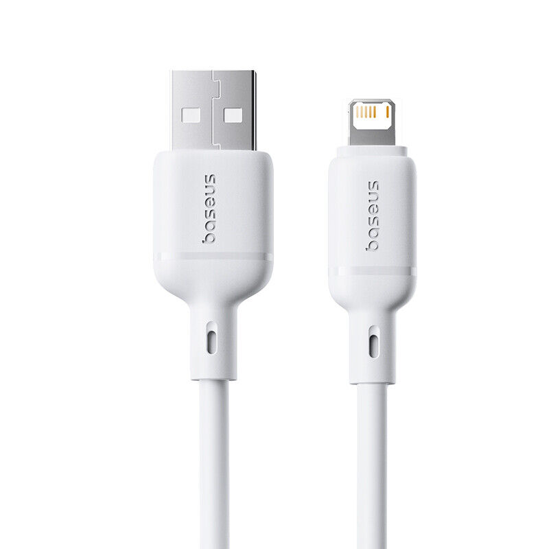 Cabo Baseus Silky Series Fast Charging Cabo Usb To Ip 2.4A 1M