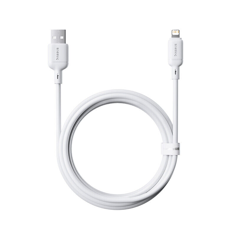 Cabo Baseus Silky Series Fast Charging Cabo Usb To Ip 2.4A 1M