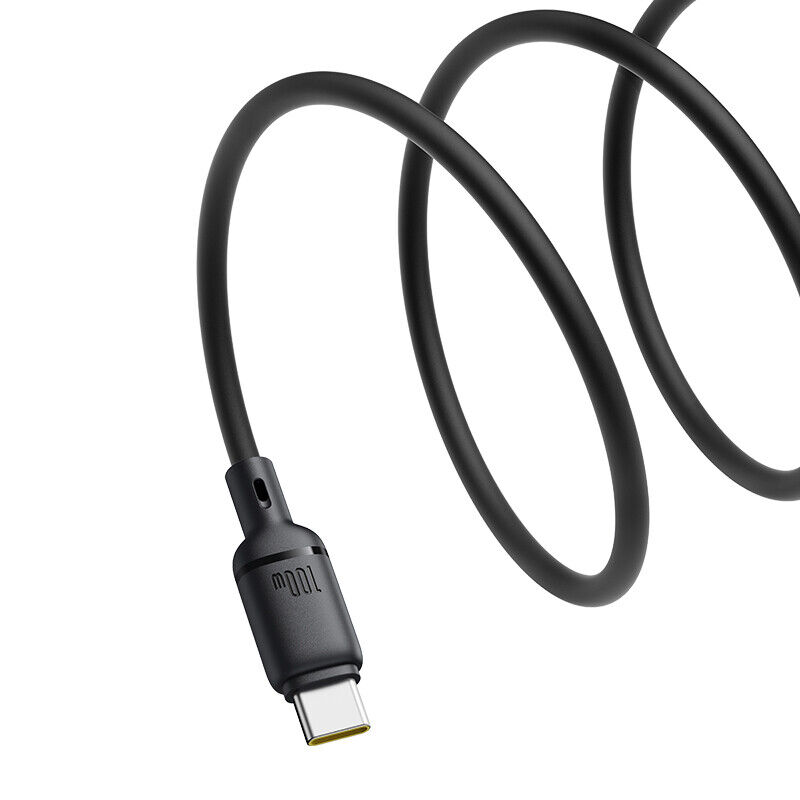 Cabo Silky Series Fast Charging Cabo Usb To Type-C 100W Cluster Preto