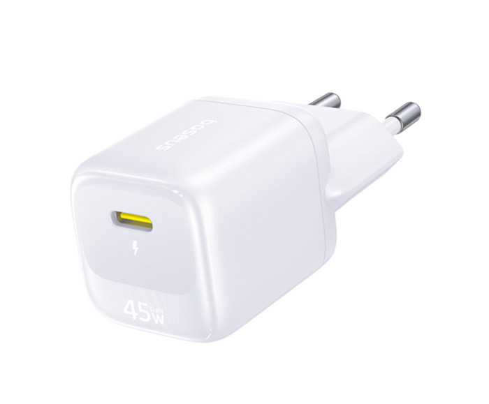 CARREGADOR BASEUS ENERFILL FN22 FAST CHARGER 1C 45W EU MOON WHITE