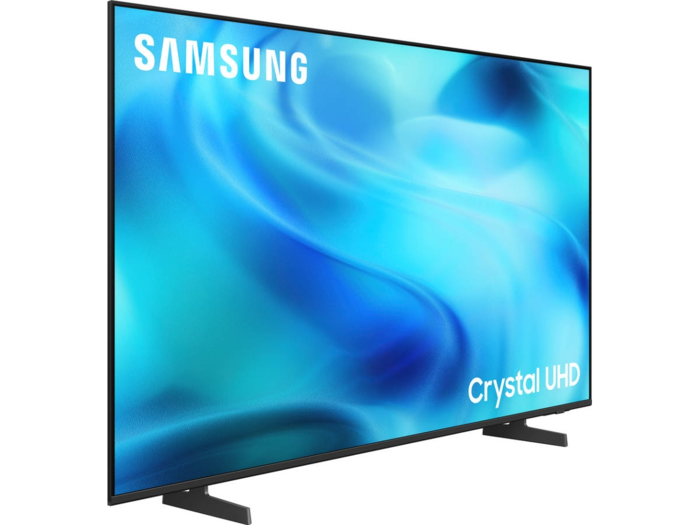 Imagem 4K nítida e cores vibrantes com Smart TV Samsung de 43”. Design elegante, acesso a apps e experiência fluida para entretenimento diário.